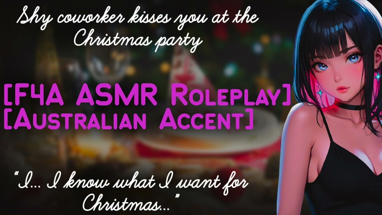 Shy coworker 😘 you at the Christmas party [F4A ASMR Roleplay]
