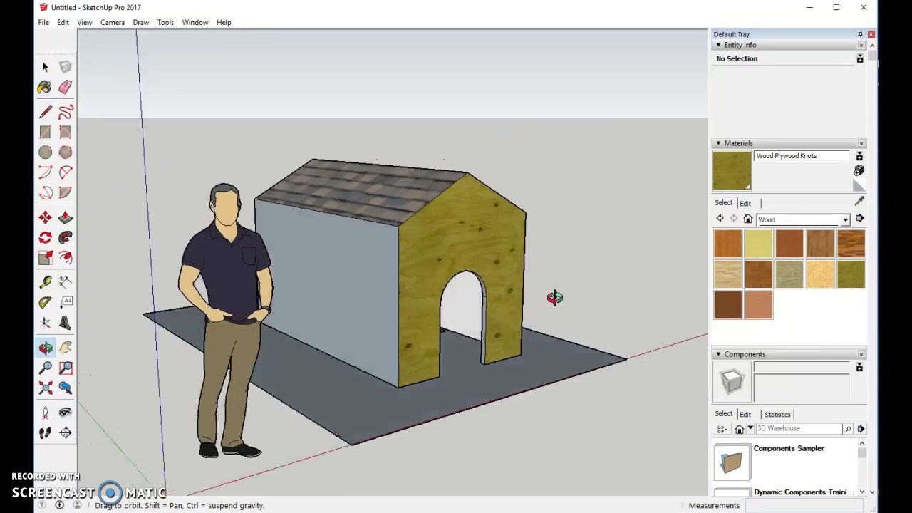 Dog House in Sketchup
