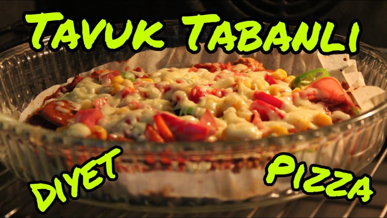 ÜNLÜ İTALYAN PİZZASI TAVUK TABANLI OLURSA FİT REKOR PİZZA TARİF KENDİNE HAYRAN BIRAKAN PİZZA