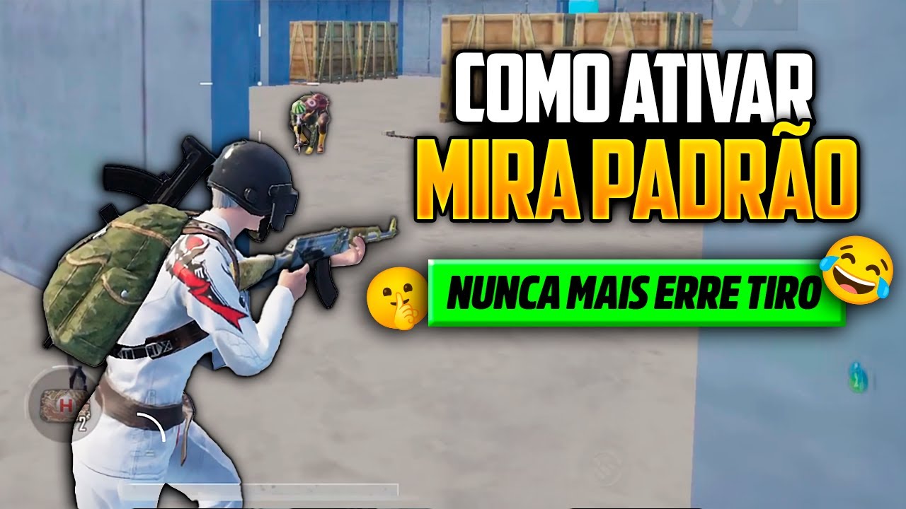 CONFIGURAÇÃO SECRETA PRA FAZER A MIRA GRUDAR IGUAL NO FREE FIRE - PUBG MOBILE