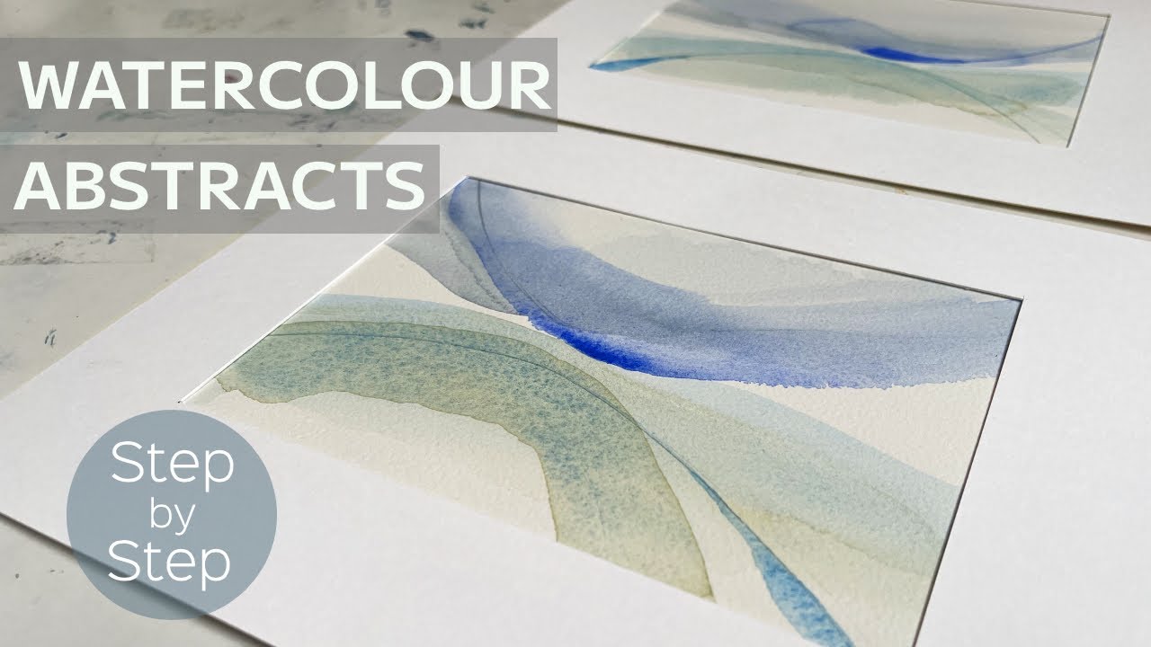 Abstract Watercolour Tutorial Step by Step | Landscape Inspired