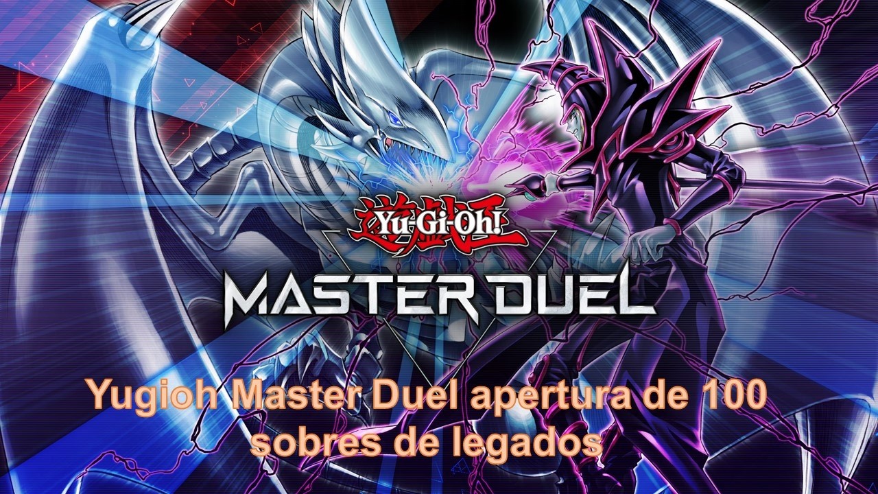 Yugioh Master Duel apertura de 100 sobres de legados