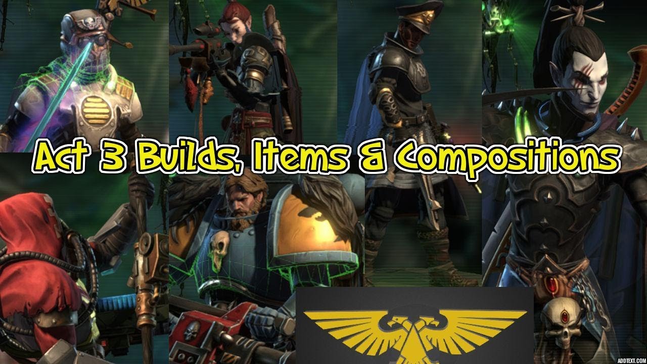 Rogue Trader 1.3 Act 3 Party Builds, Items & Compositions