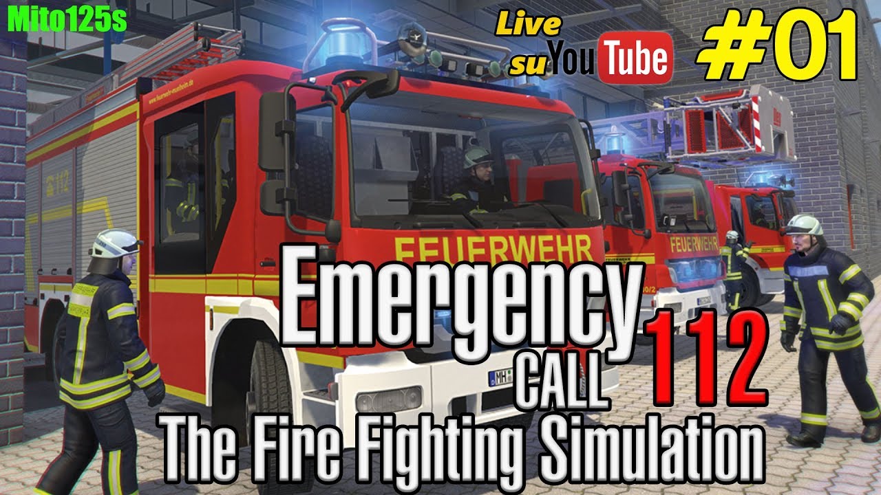 🔴 Emergency Call 112 – The Fire Fighting Simulation #01 - Un pompiere in città