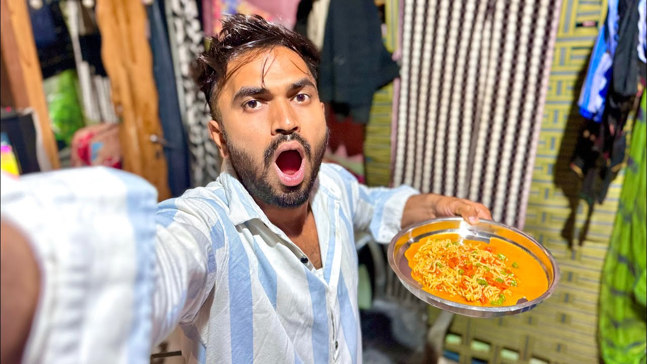 મજબુરી માં તીખી મેગ્ગી ખાવી પડી 😢🥹