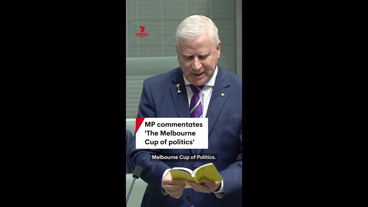 Michael McCormack pokes fun at all sides, commentating 'The Melbourne Cup of politics'