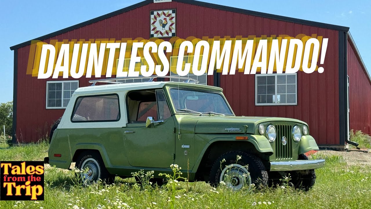 Built to beat the Bronco and Land Cruiser! Better? 1971 Jeep Jeepster Commando Convertible! C-101.