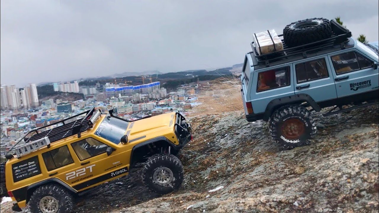 Axial SCX10 II 2000 Jeep Cherokee              # Snowy Day #