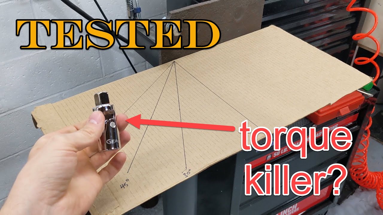 Tested: Do Universal Joints affect Torque Applied to a Fastener?