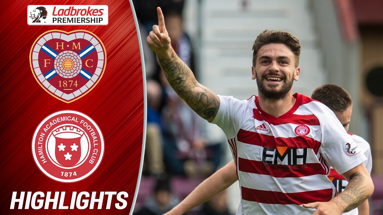 Hearts 2-2 Hamilton | George Oakley&rsquo;s Double Prevents Hearts&rsquo; Win | Ladbrokes Premiership
