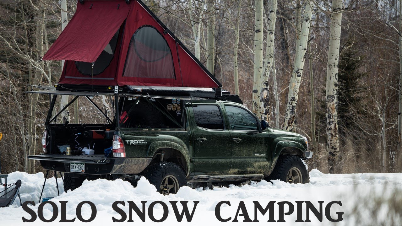 Solo Snow camping & Learning to fly FPV Drones