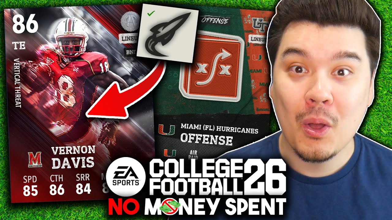 Takeoff Ability and NEW OFFENSE on No Money Spent College Football 26