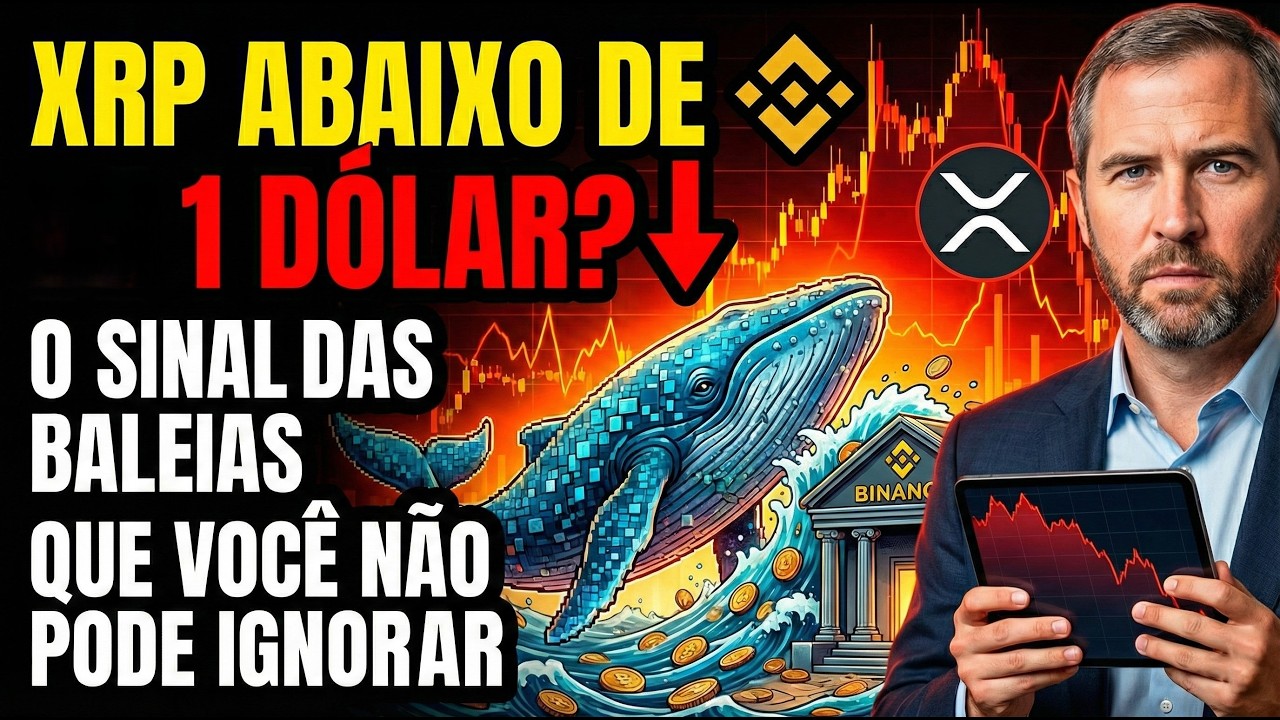 XRP ABAIXO DE 1 D&Oacute;LAR? O sinal das baleias que voc&ecirc; n&atilde;o pode ignorar