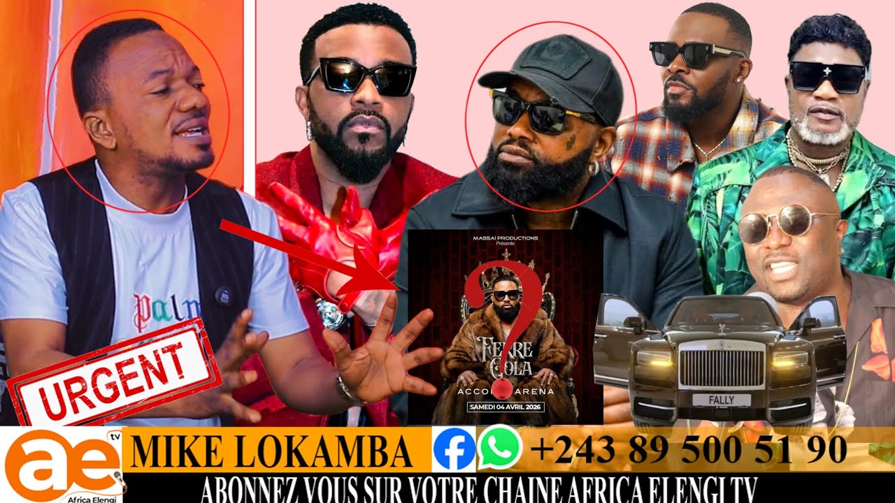 EYE GRAVE FALLY IPUPA CONCERT DE FERRÉ GOLA RISQUE D'ÊTRE ANNULER, AFFAIRE YA CAR ROLS YA 1MILLIONS