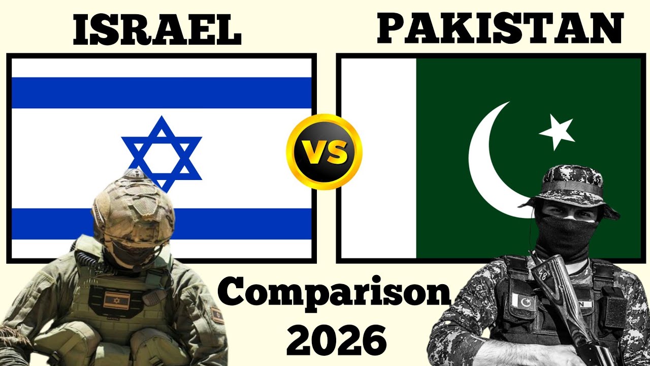 Pakistan vs Israel Military Power Comparison 2026 | Israel vs Pakistan Military Power 2026