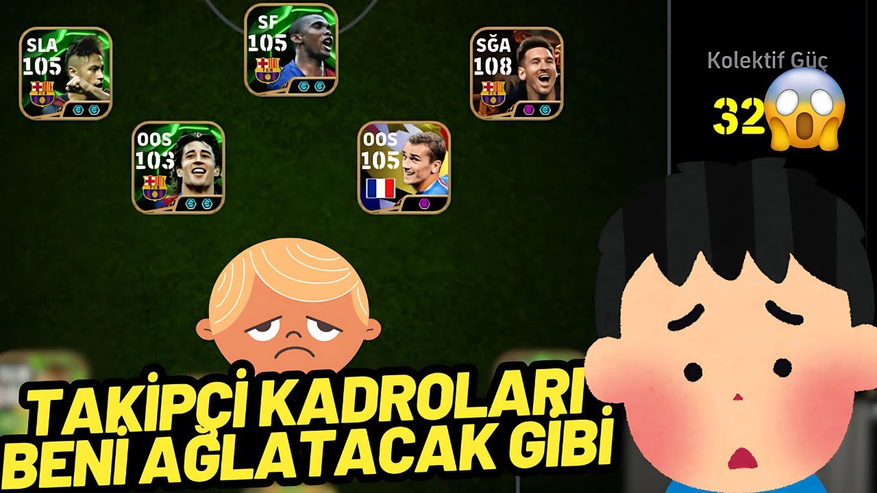 TAKİPÇİ KADROLARI BENİ AĞLATIYORDU | EFOOTBALL 2025 MOBİLE