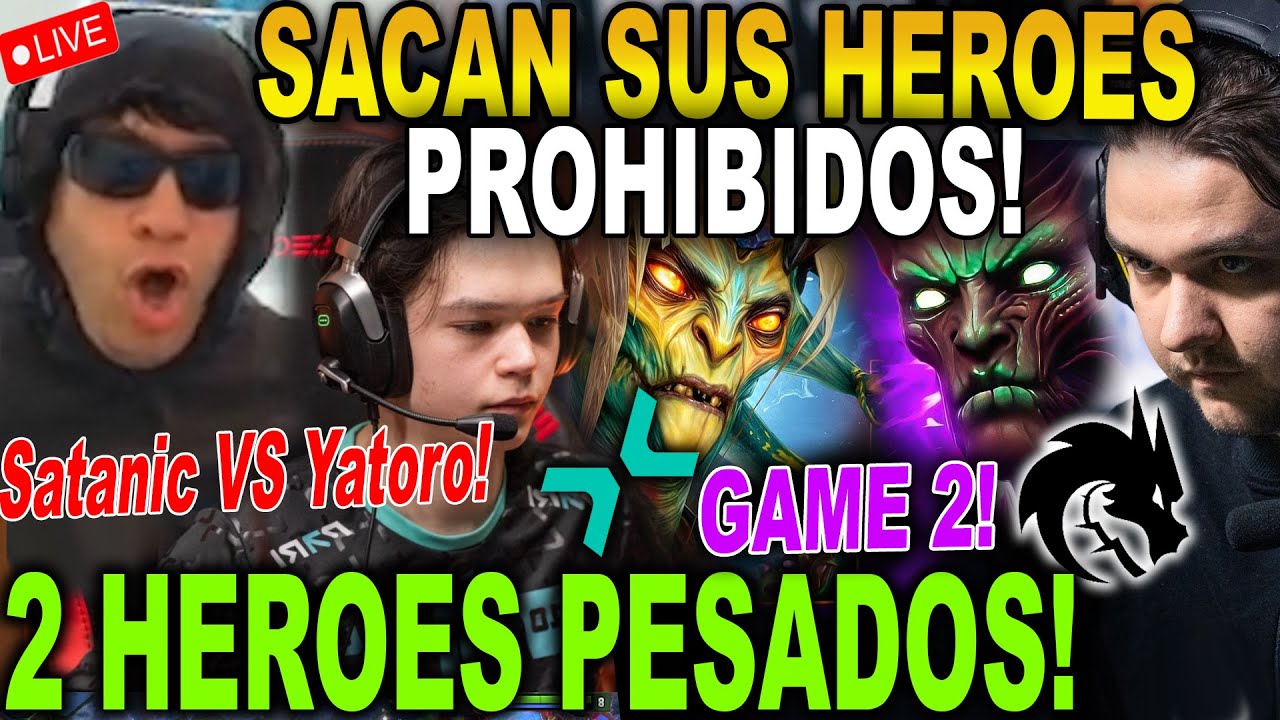 😮LOS 2 HEROES MAS PESADOS!😮 BENJAZ  analiza Game 2 T.SPIRIT vs PARI Bo3  - PGL Wallachia S6 !