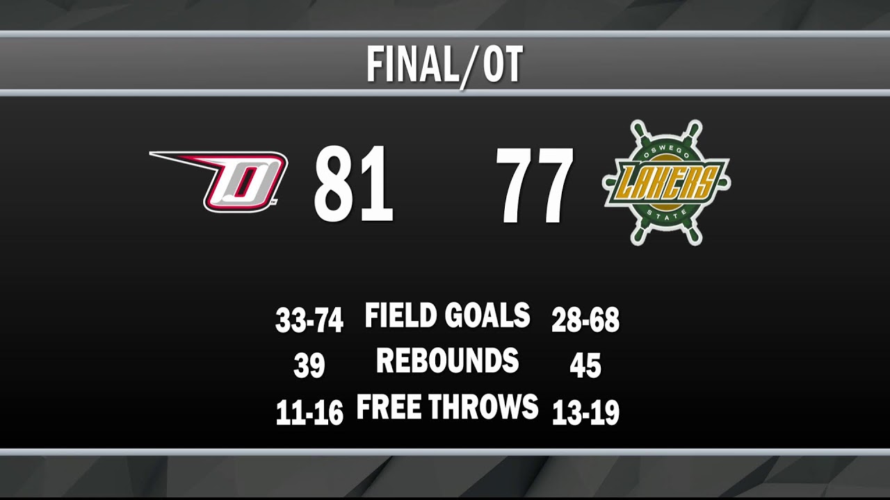 SUNY Oswego Men's Basketball vs Oneonta  | January 20th, 2026