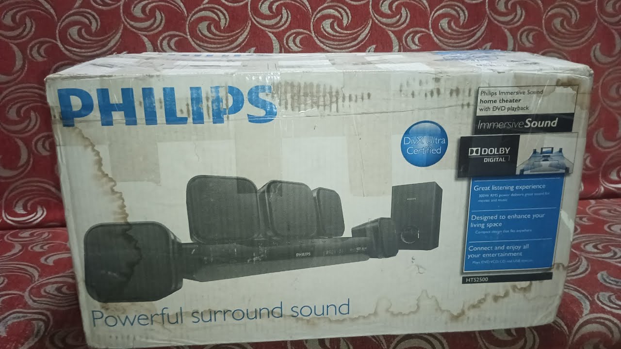 PHILIPS HOME THEATRE HTS2500 UNBOXING🔊SOLD OUT IN MUMBAI🔊#philips #dvdplayer 