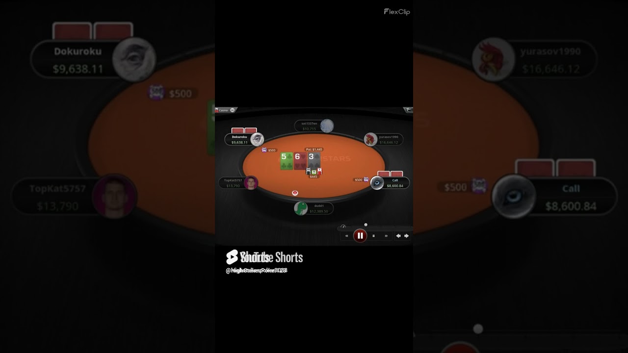 $6,045 Poker Hand 🔥 0Human0 Vs Dokuroku