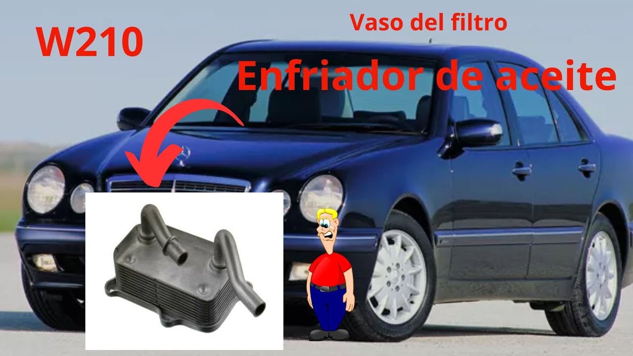 Mercedes W210: Sustitución Completa del Enfriador y Vaso del Filtro