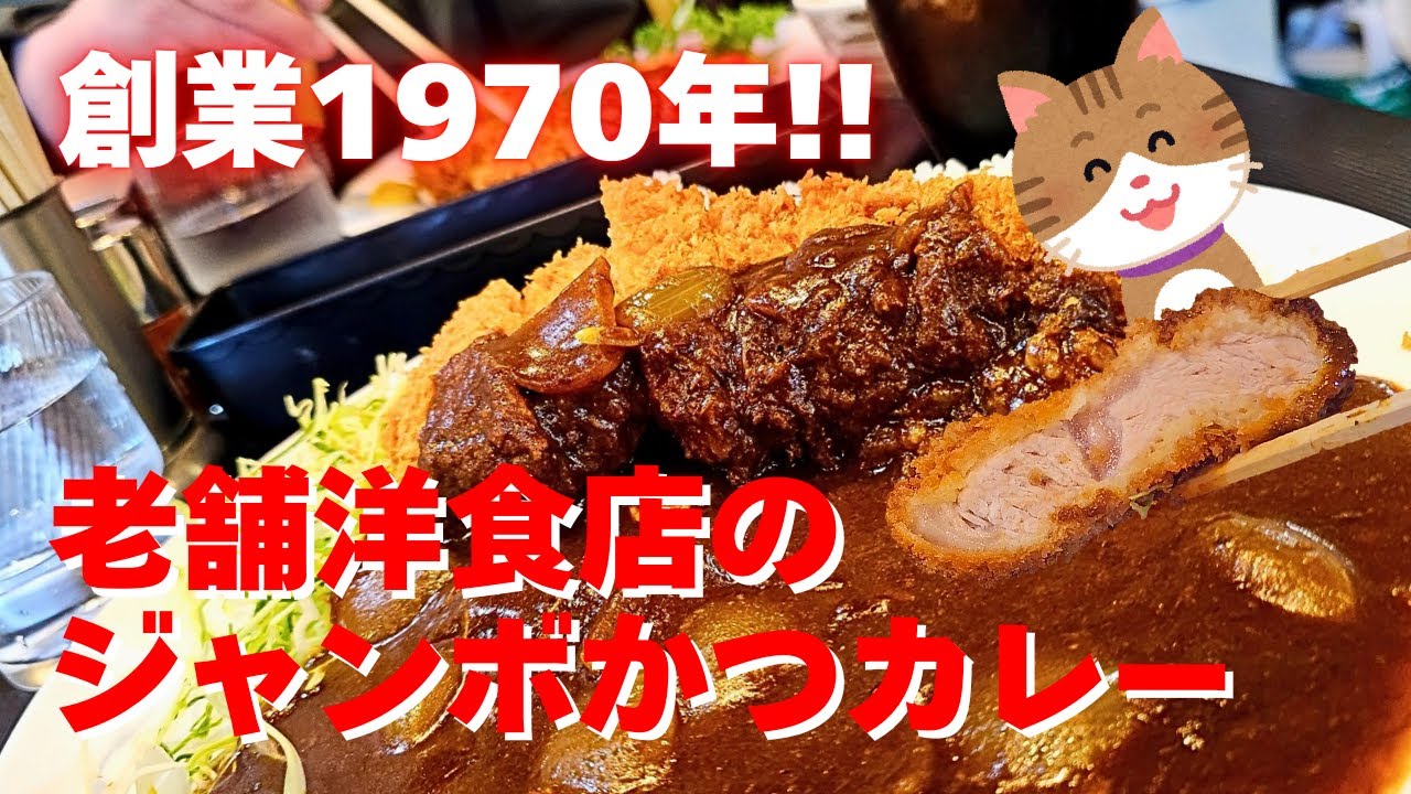 【キッチンニューほしの】老舗洋食店のかつカレーが激うまでリピ確!! なんで今まで行かなかったんだろう…【大宮市場】