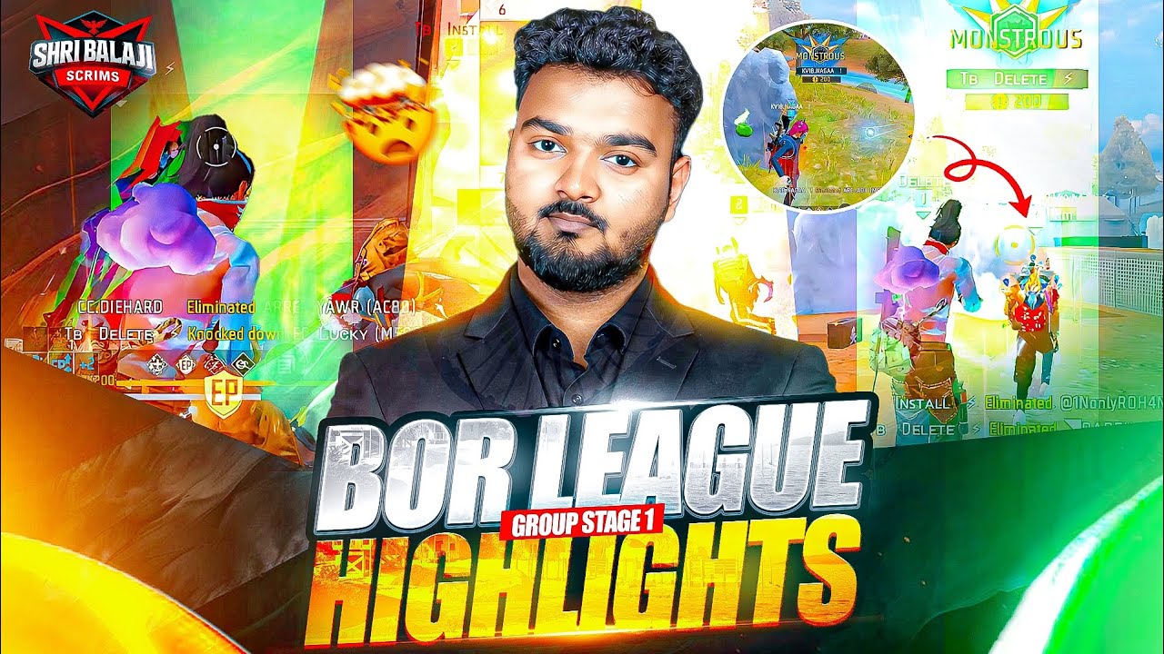 BATTLE FOR REPUBLIC LEAGUE GROUP 1 HIGHLIGHTS SHRI BALAJI SCRIMS|| #freefire #garenafreefire 
