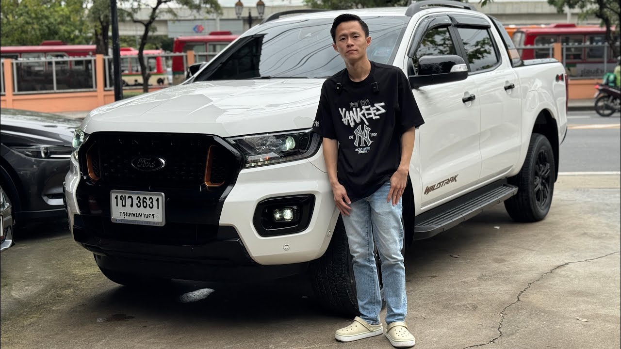 🚘FORD RANGER WILDTRAK 2.0 BITURBO 4WD 2020 สีขาว ตัวท้อป ขับ4✅ราคา 699,000 บาท🛣️ไมล์ 60,000 กม