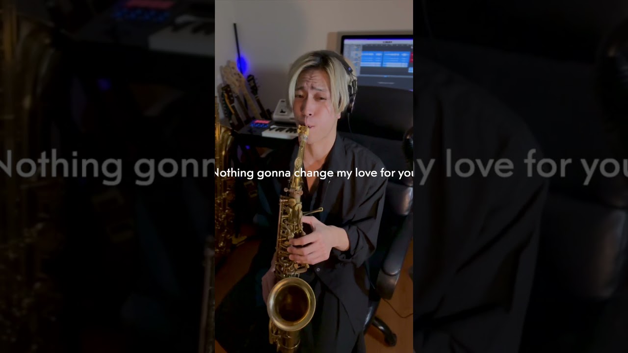 プロのサックス奏者が奏でる「Nothing gonna change my love for you」
