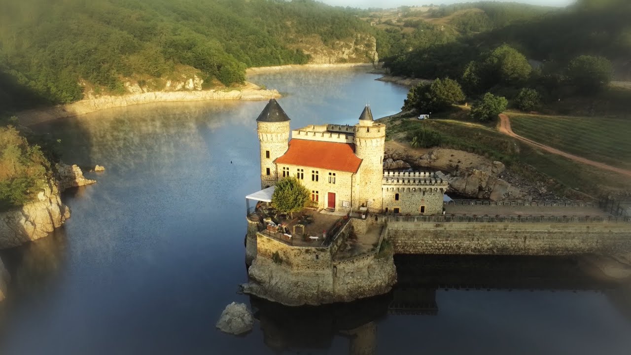 Château de la Roche & lac de Villerest - Loire (42)