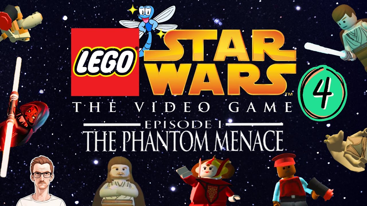 LEGO Star Wars (2005) Episode I - PS2 100% Full Walkthrough No Commentary [Part  4]