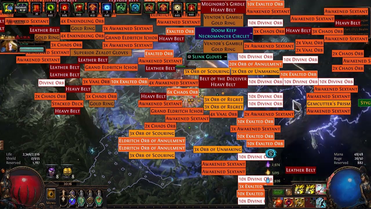 Divine explosion - PoE 3.23 Affliction League
