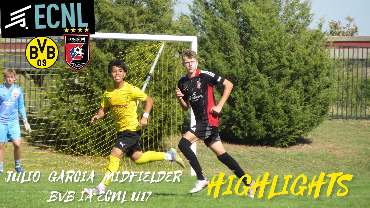 ECNL U17   JULIO GARCÍA 10 Midfielder GAME Highlights. Contra  LONESTAR SC U17 BLACK.  