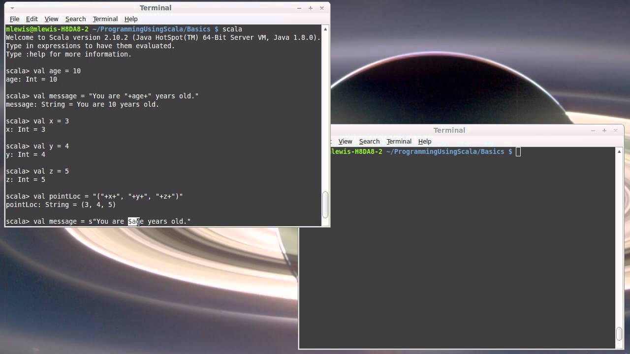 String Interpolation in Scala