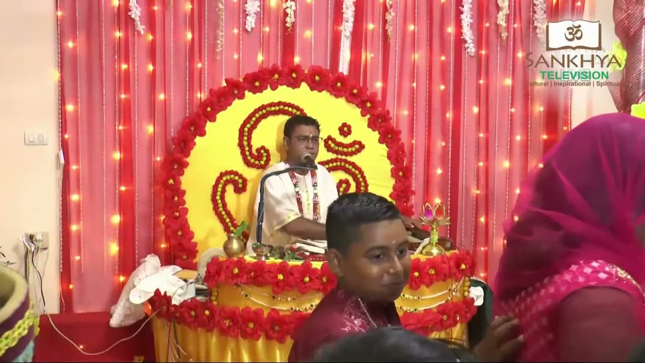 Pundit Abhedanand Persad Sharma - 1st Night of Ramayan Satsang