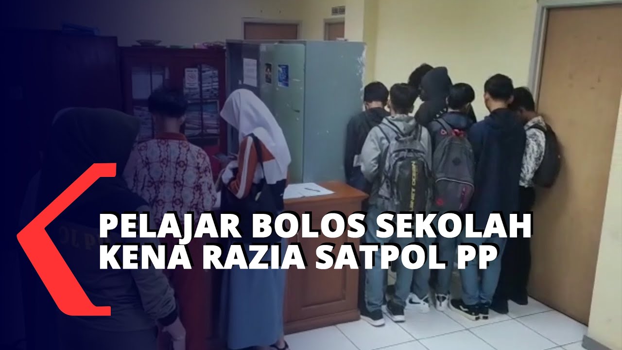 Belasan Pelajar Dirazia Satpol PP Saat Membolos