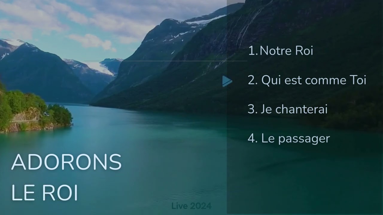Live Adorons le Roi - Full Album