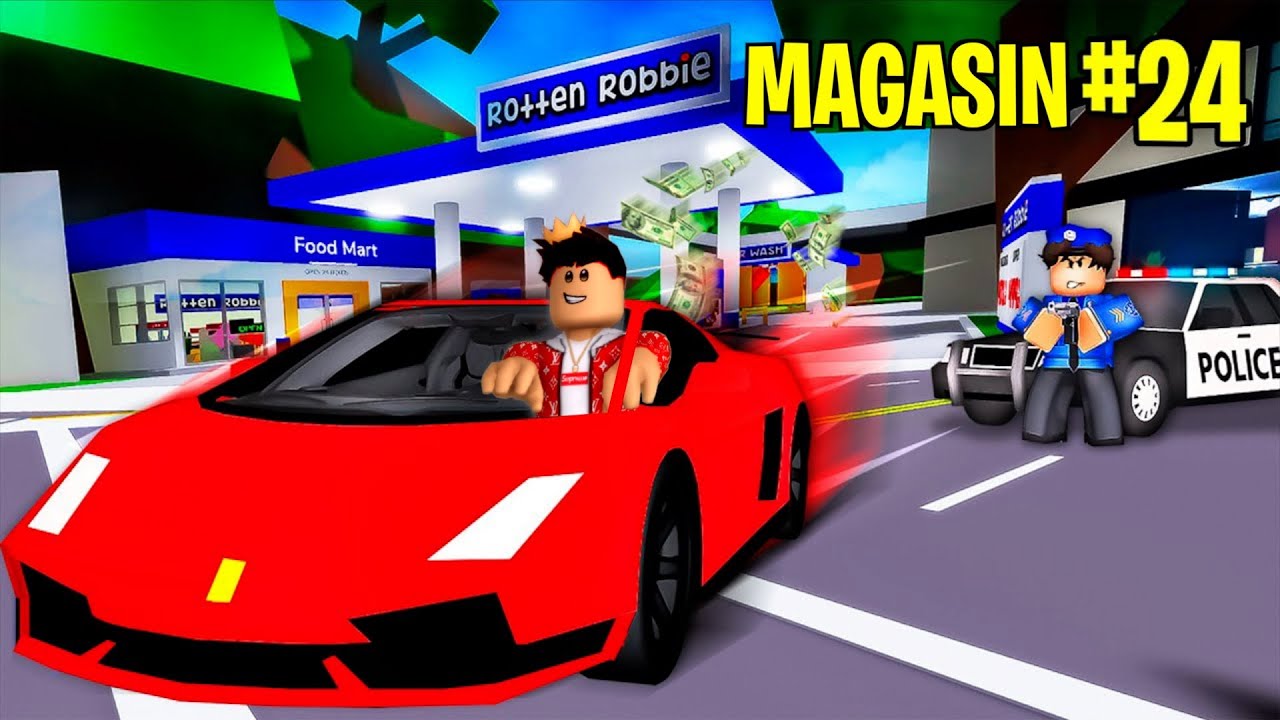 Je Braque TOUS LES MAGASINS de BROOKHAVEN RP ROBLOX…