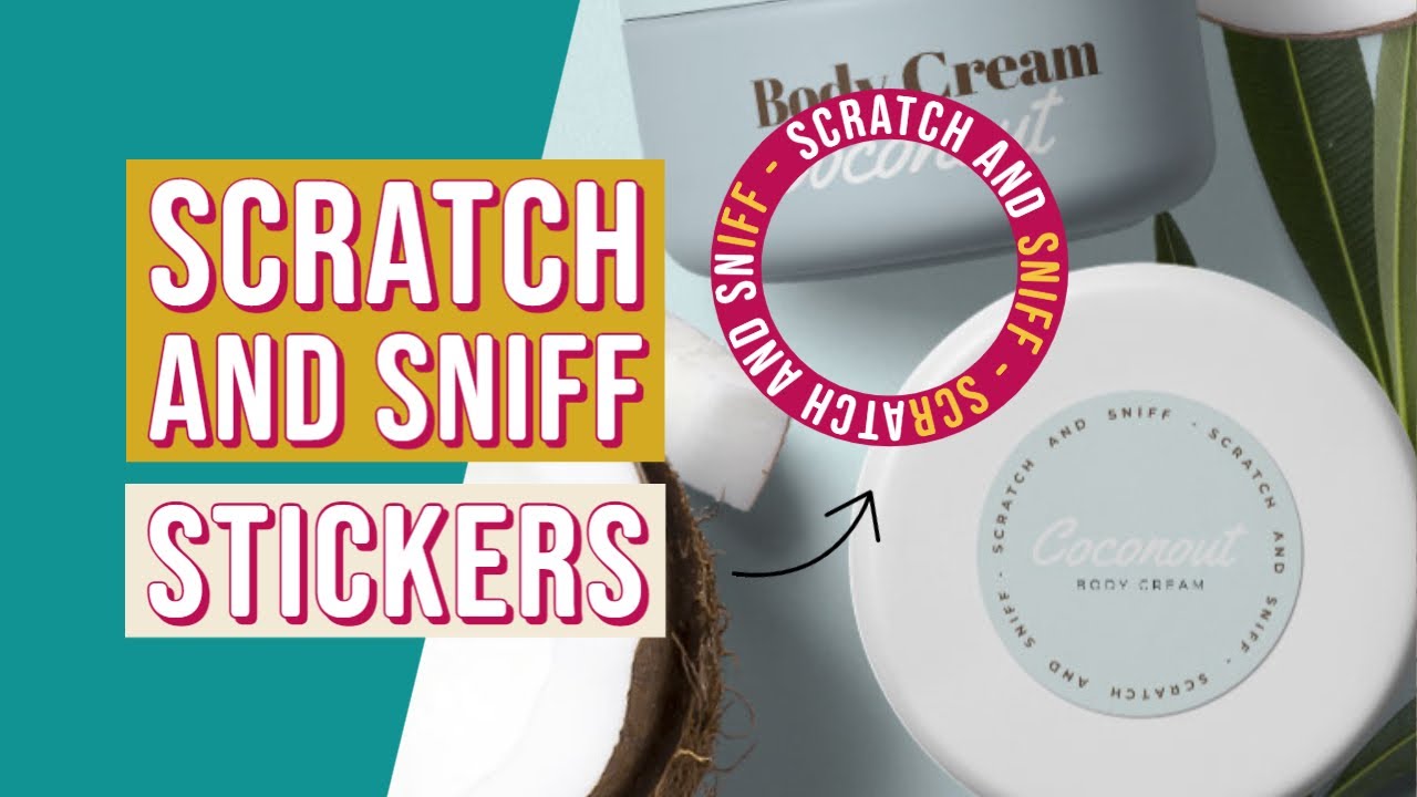 Scratch-and-sniff stickers. How to print a customized one?