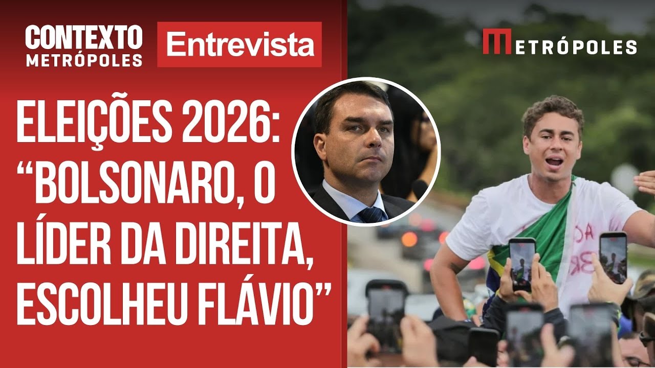 Nikolas sobre Flávio concorrer ao Planalto: “Não tem o que debater”