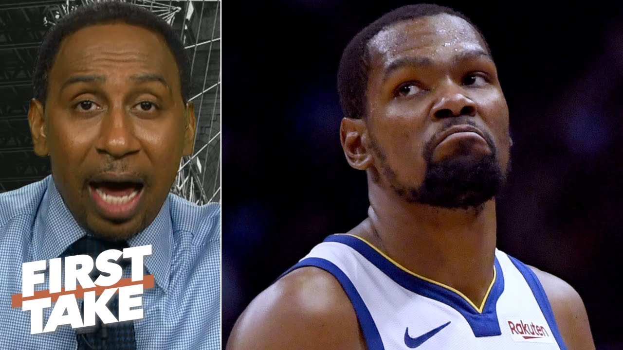 'No way' the Warriors win a title without Kevin Durant - Stephen A. | First Take