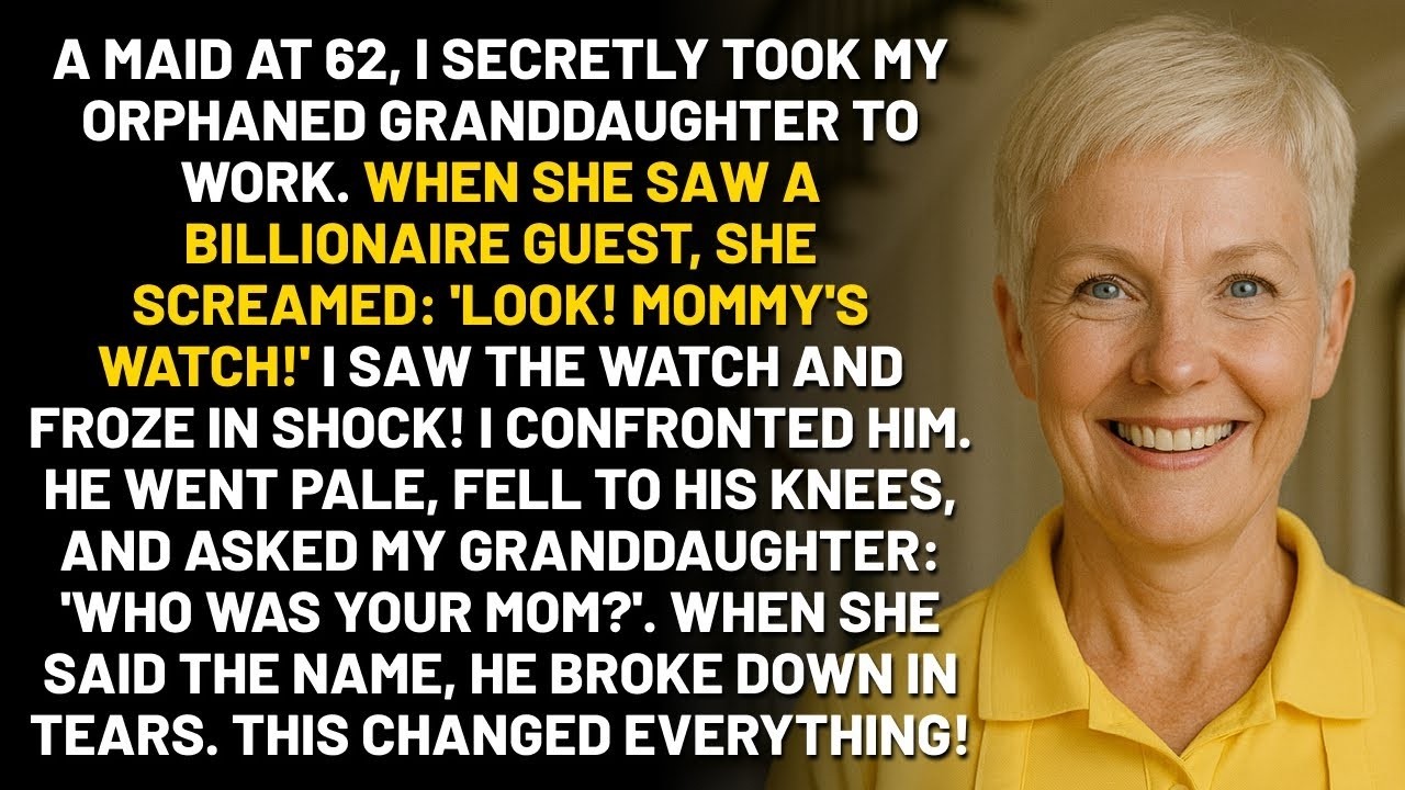 'Sir, You're Wearing My Mom's WATCH!' My Granddaughter Told the BILLIONAIRE  He Went Pale