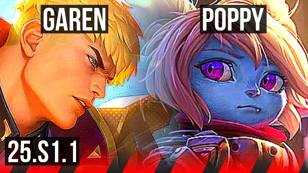 GAREN vs POPPY (TOP) | NA Challenger | 25.S1.1