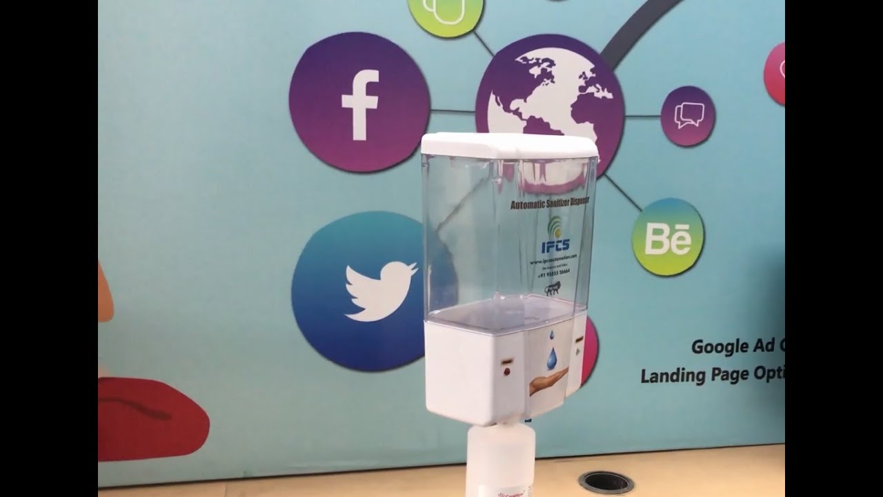 Automatic sanitizer dispenser Machine | COVID PREVENTION TECHNIQUES