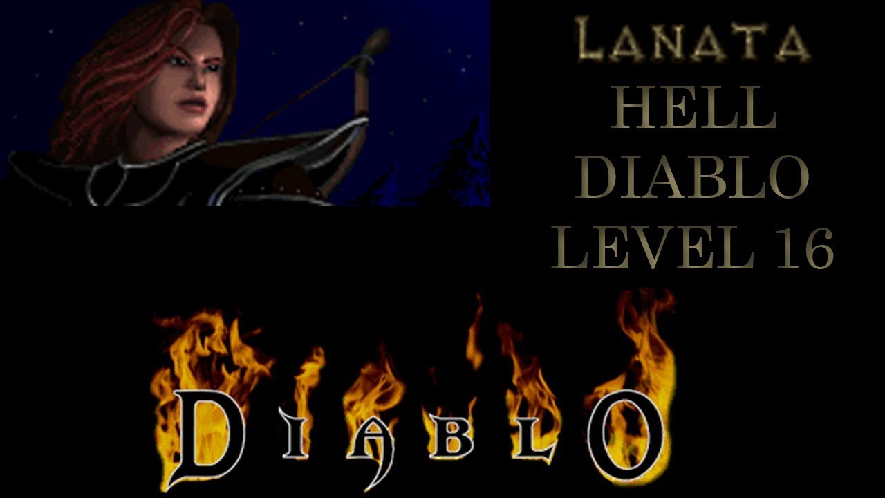Diablo 1 - Let's play Rogue - Playthrough Level 16 - Hell - Down to Diablo & Boss fight
