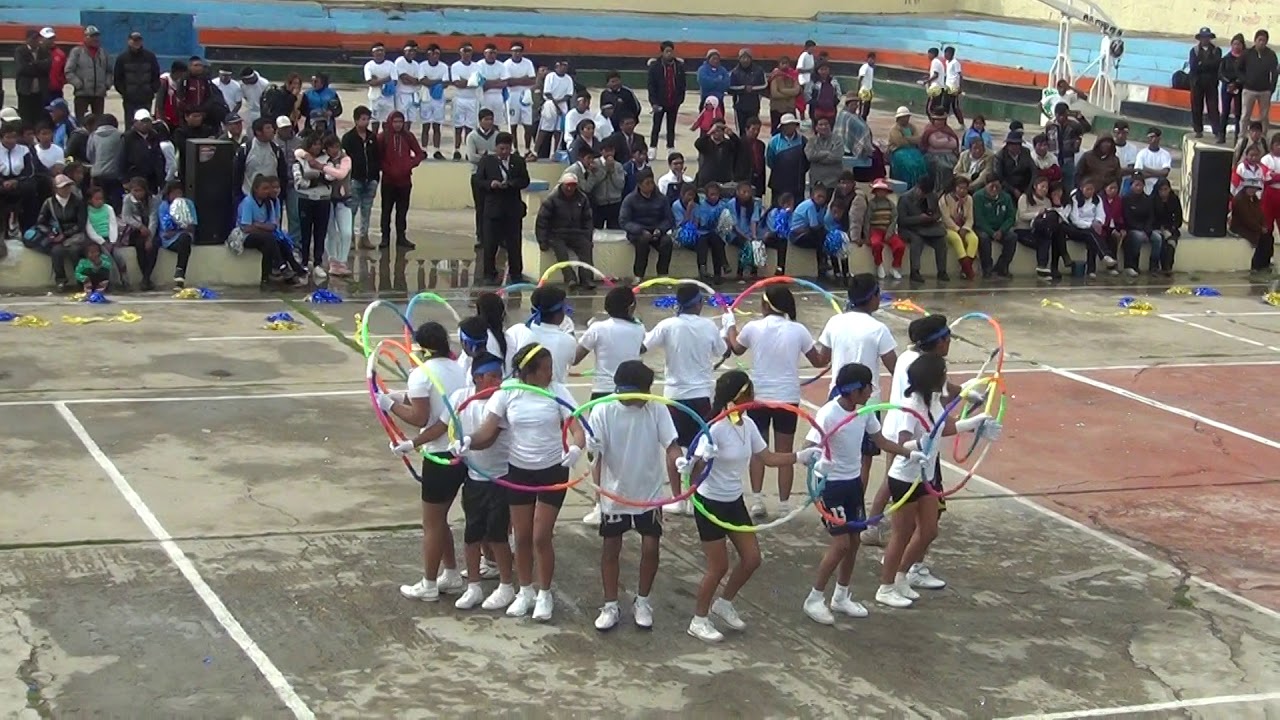Drill Gimnástico en Huancané Puno 2017 I.E. Sacasco