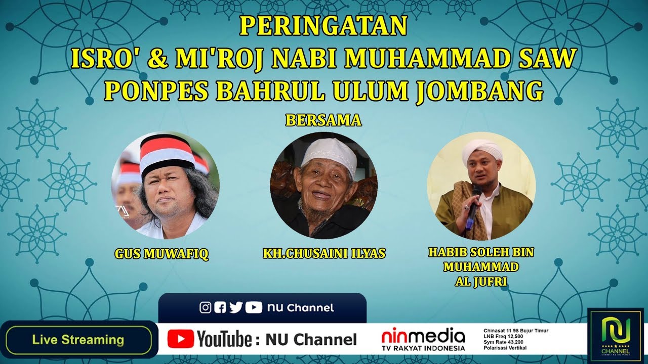 🔴(LIVE) ISRO & MI'ROJ BERSAMA GUS MUWAFIQ - PONPES BAHRUL ULUM JOMBANG
