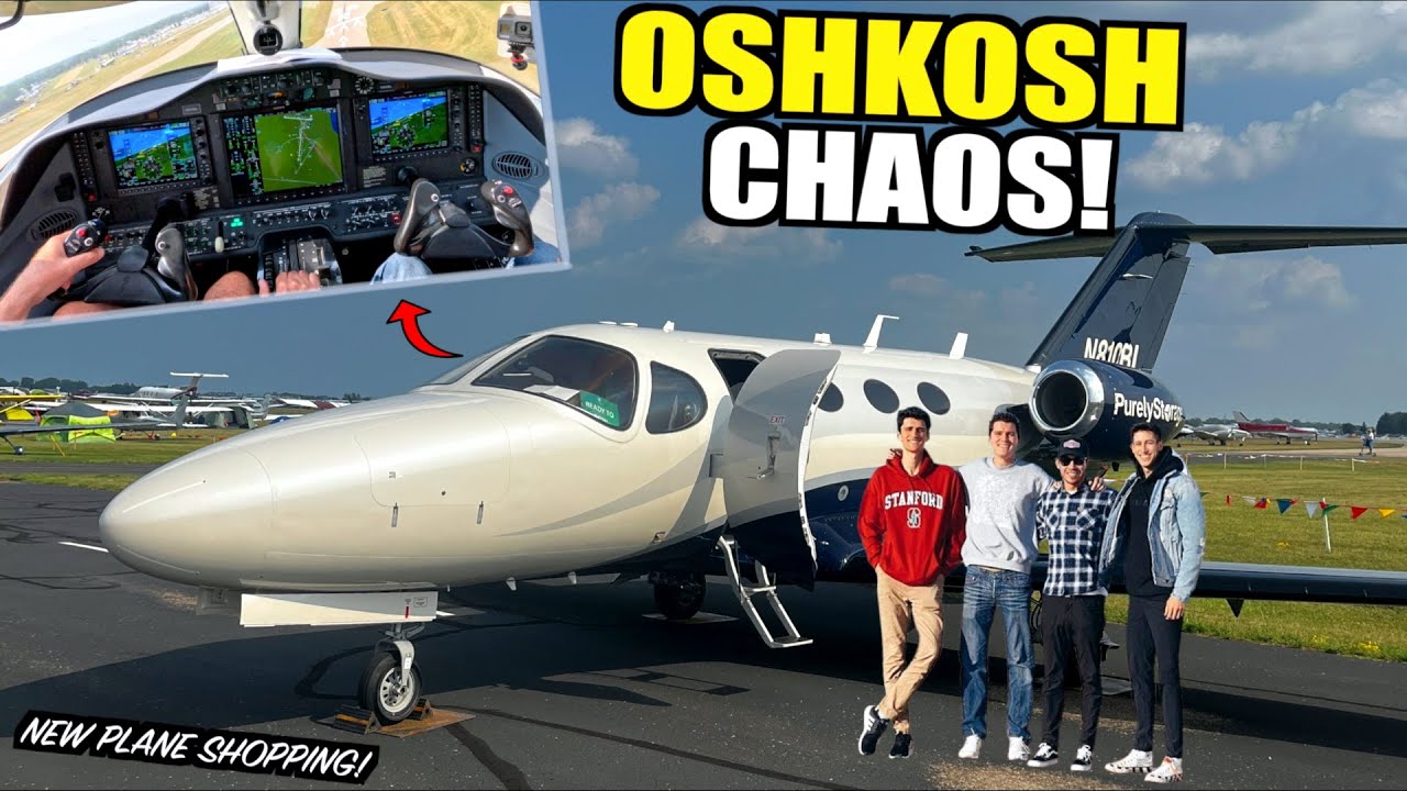 Полет на Cessna Citation VFR в Ошкош + покупка нового самолета!!