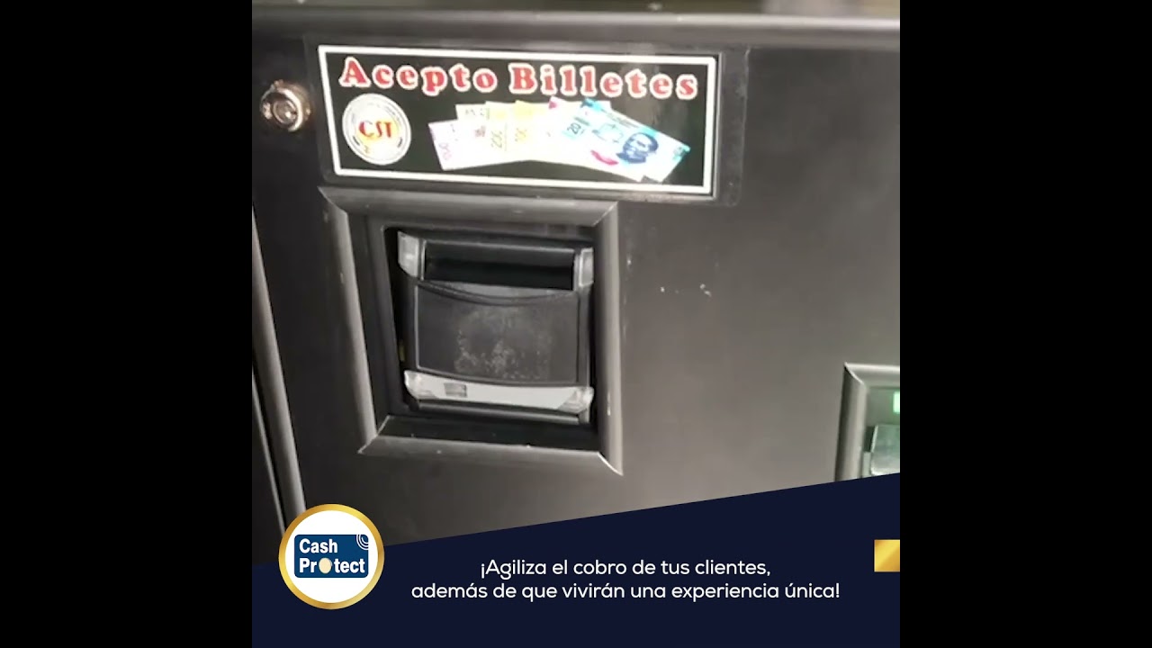&iquest;C&oacute;mo es la m&aacute;quina recicladora de dinero CashProtect?