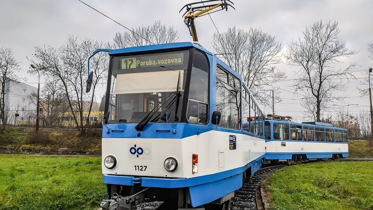 T6A5 Ostrava 1127+1123 | výjezd z vozovny Poruba